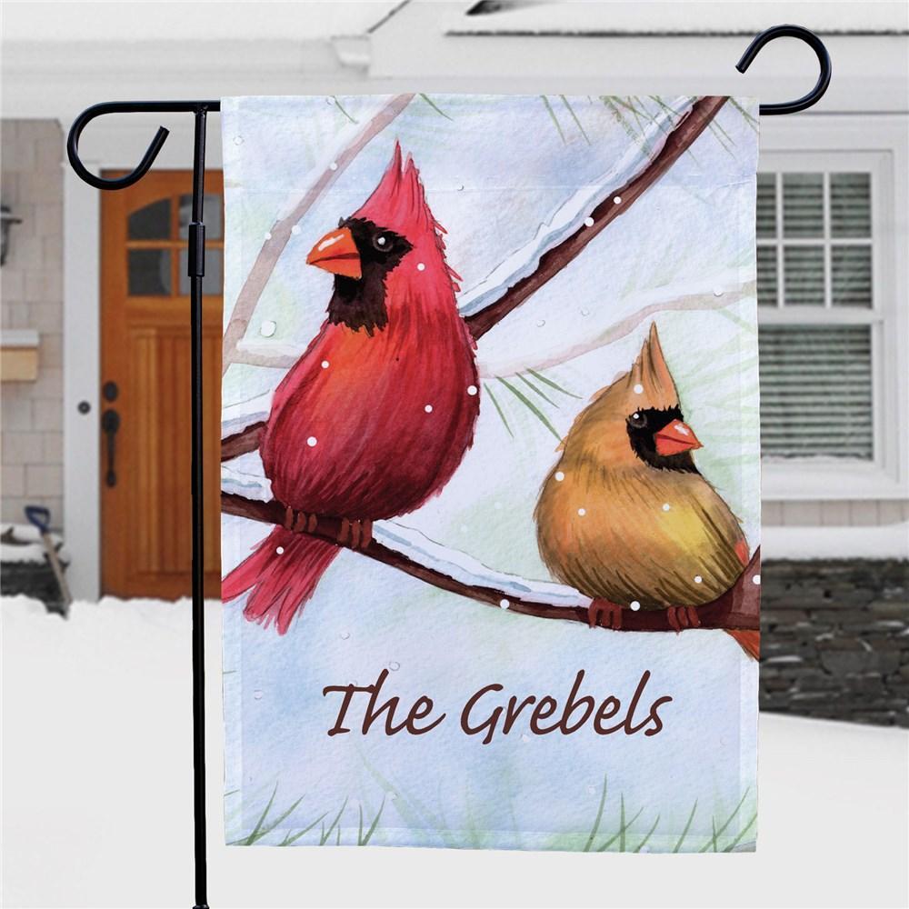 Custom Cardinals Garden Flag Outdoor Decor Seasonal Yard Flags