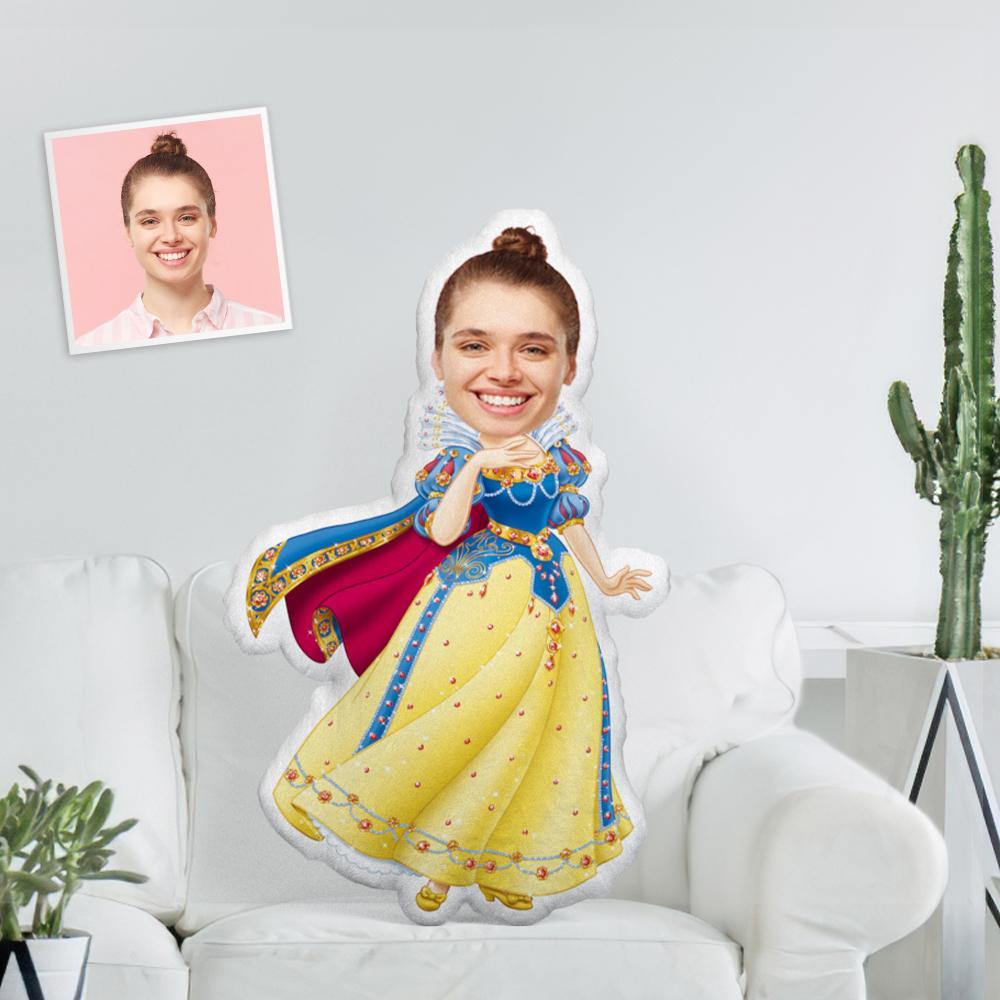 Custom Face Photo Minime Throw Pillow Unique Personalized Disney Princess Minime Throw Pillow A Truly Meaningful Gift