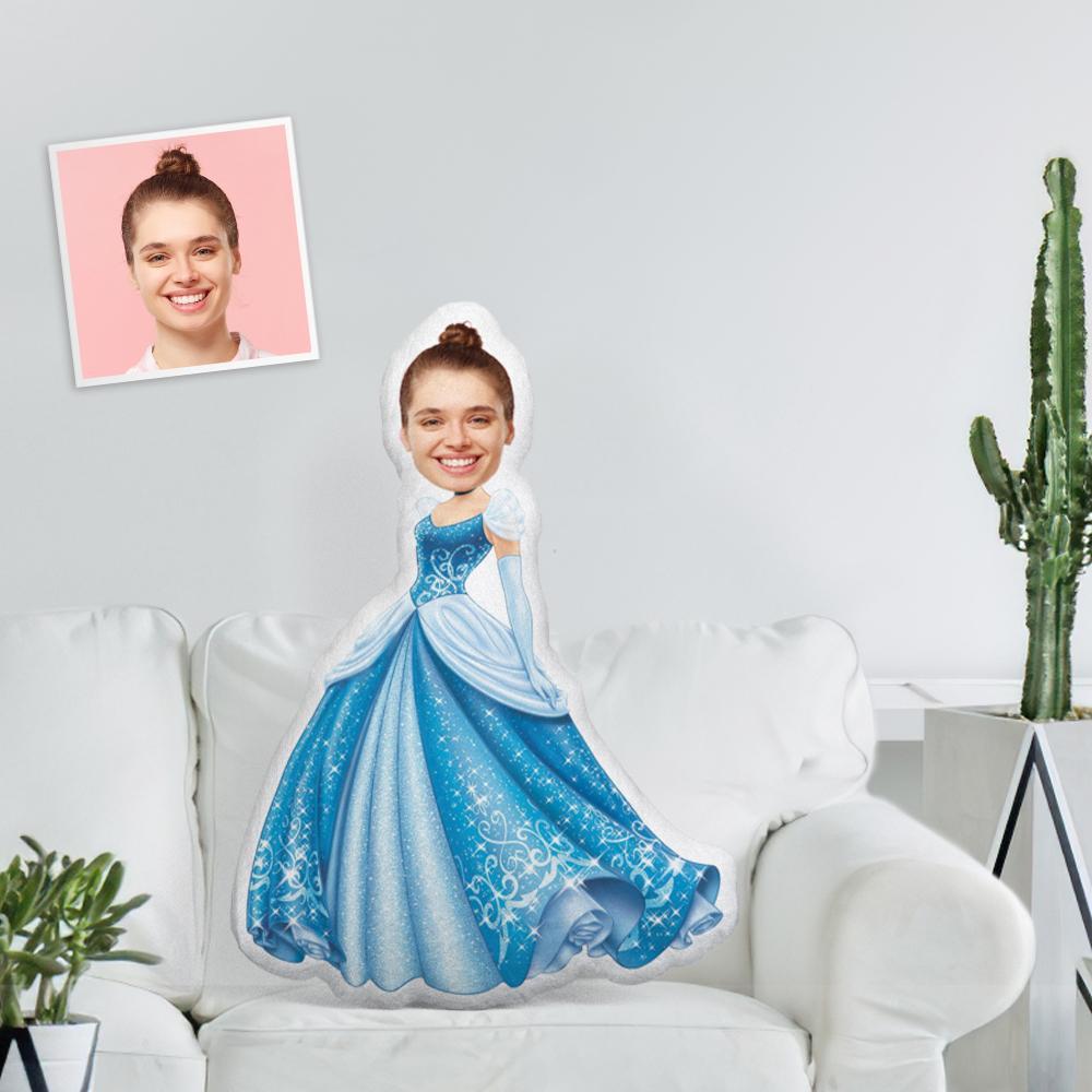 Custom Face Photo Minime Doll Unique Personalized Beautiful Disney Princess Aisha Throw Pillow Toys The Most Beautiful Gift