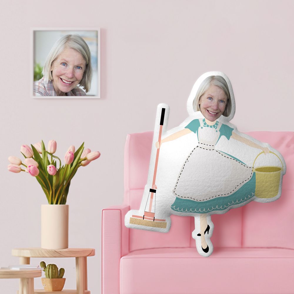 Mother's Day Gifts Custom Face Pillow Personalized Minime Pillow Gifts for Mom