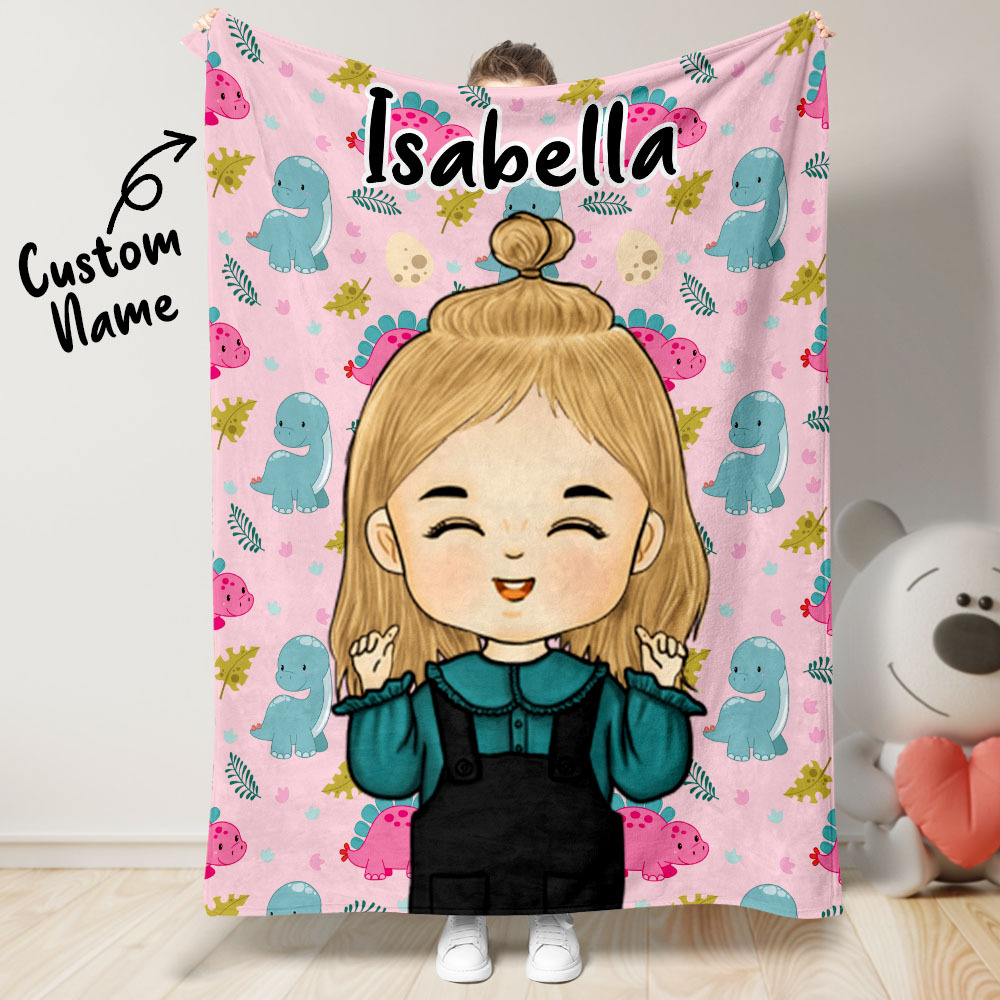 Personalized Blanket of Dreams Custom Name Soft Throw Ideal Gift for Kid - yourphotoblanketuk