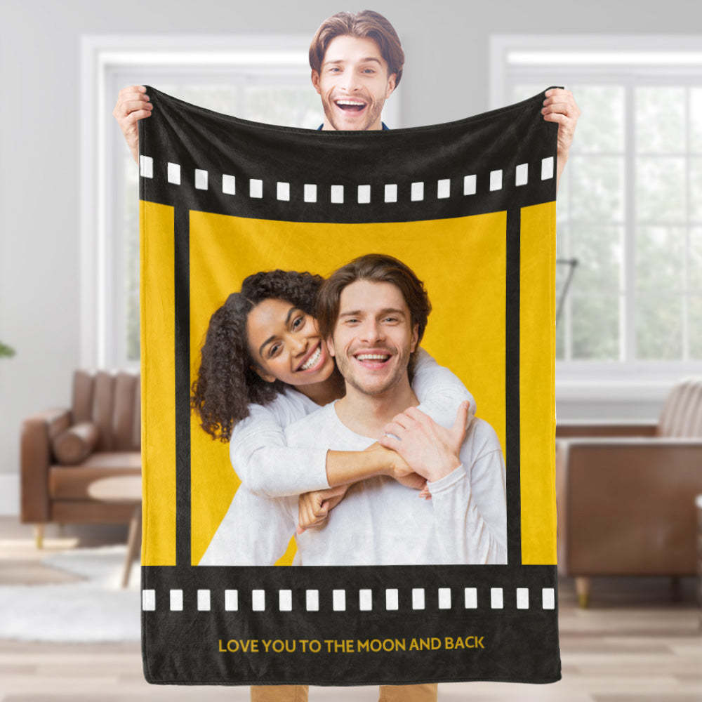 Custom Blankets With Photos And Texts Personalized Seniors Blankets Best Gift For Parents - Yourphotoblanket