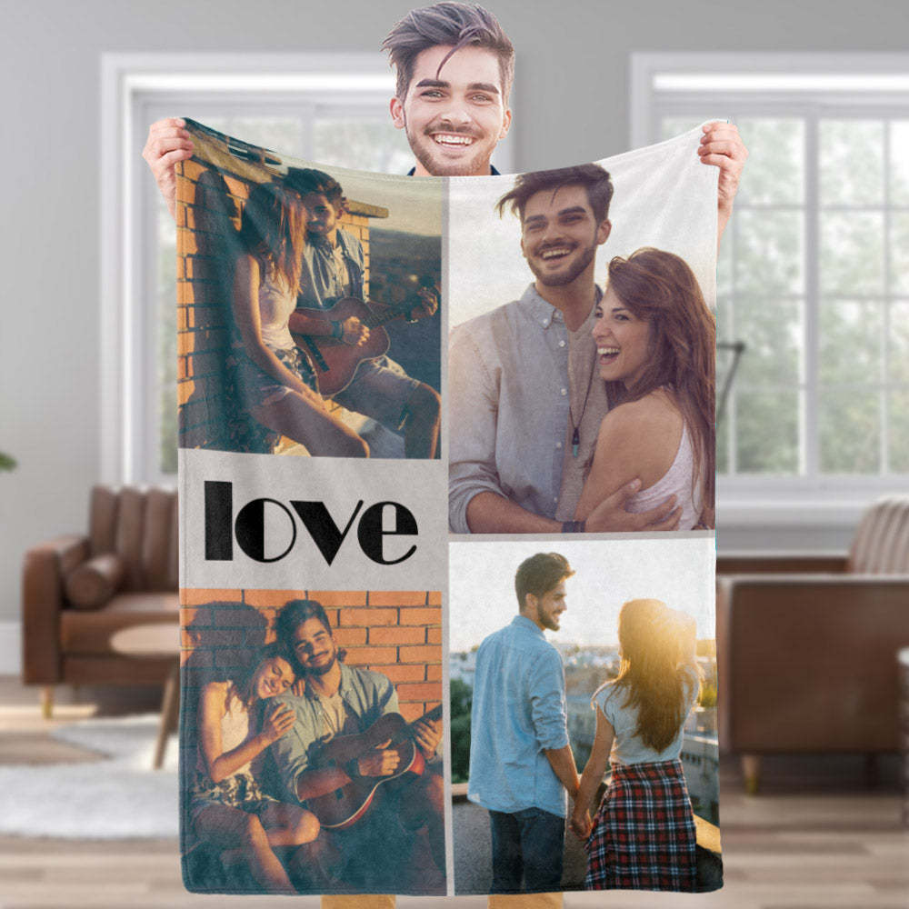 Personalized Photos Blankets Custom Couple Combination Chart Blankets Best Gift For Her - Yourphotoblanket