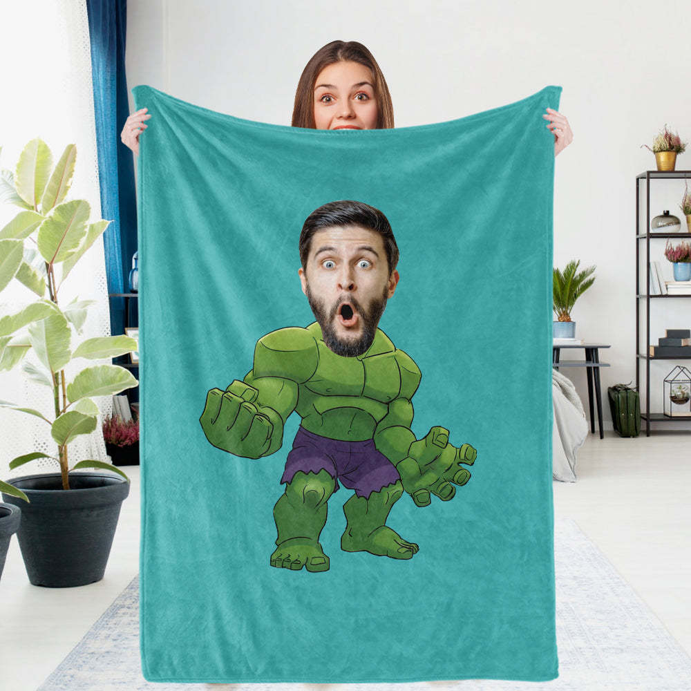 Custom Photo Blanket Unique Hulk Gifts Personalized Photo Gifts Unique Customized Gifts