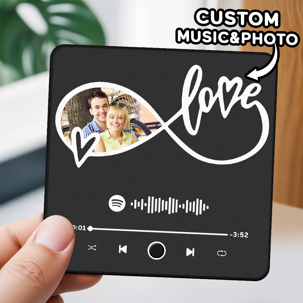 Customized Album Fridge Magnet Personalized Music Fridge Magnet Can Play Songs and Adjust Volume - yourphotoblanketuk