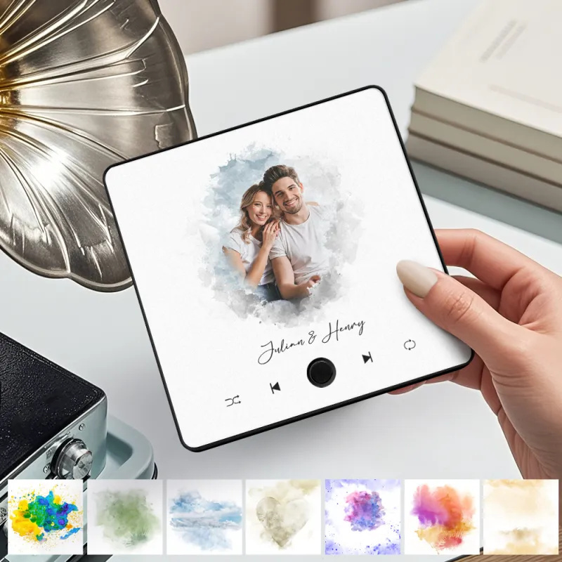 Customized Album Fridge Magnet Personalized Music Fridge Magnet Can Play Song - yourphotoblanketuk