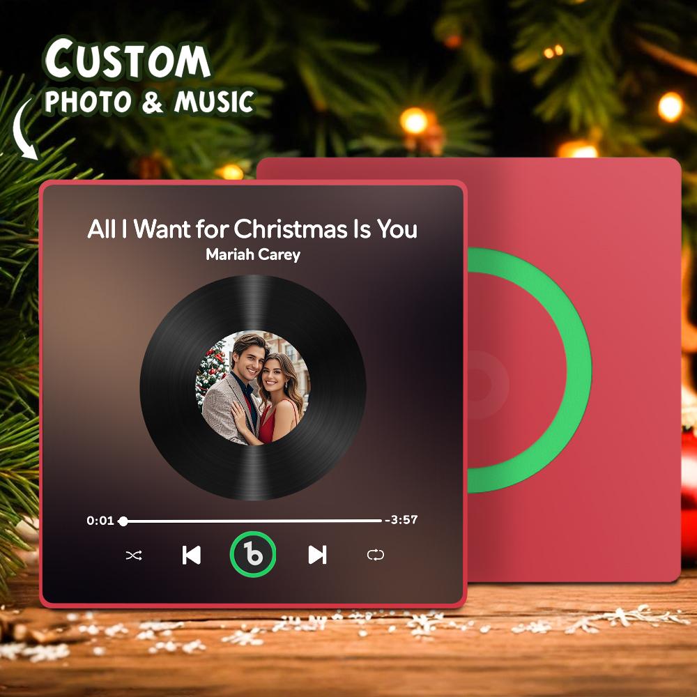 New 4.0 Upgrade Custom Music & Photo Fridge Magnet FridgeBeats Pro Supports Bluetooth Connectivity Christmas Gift