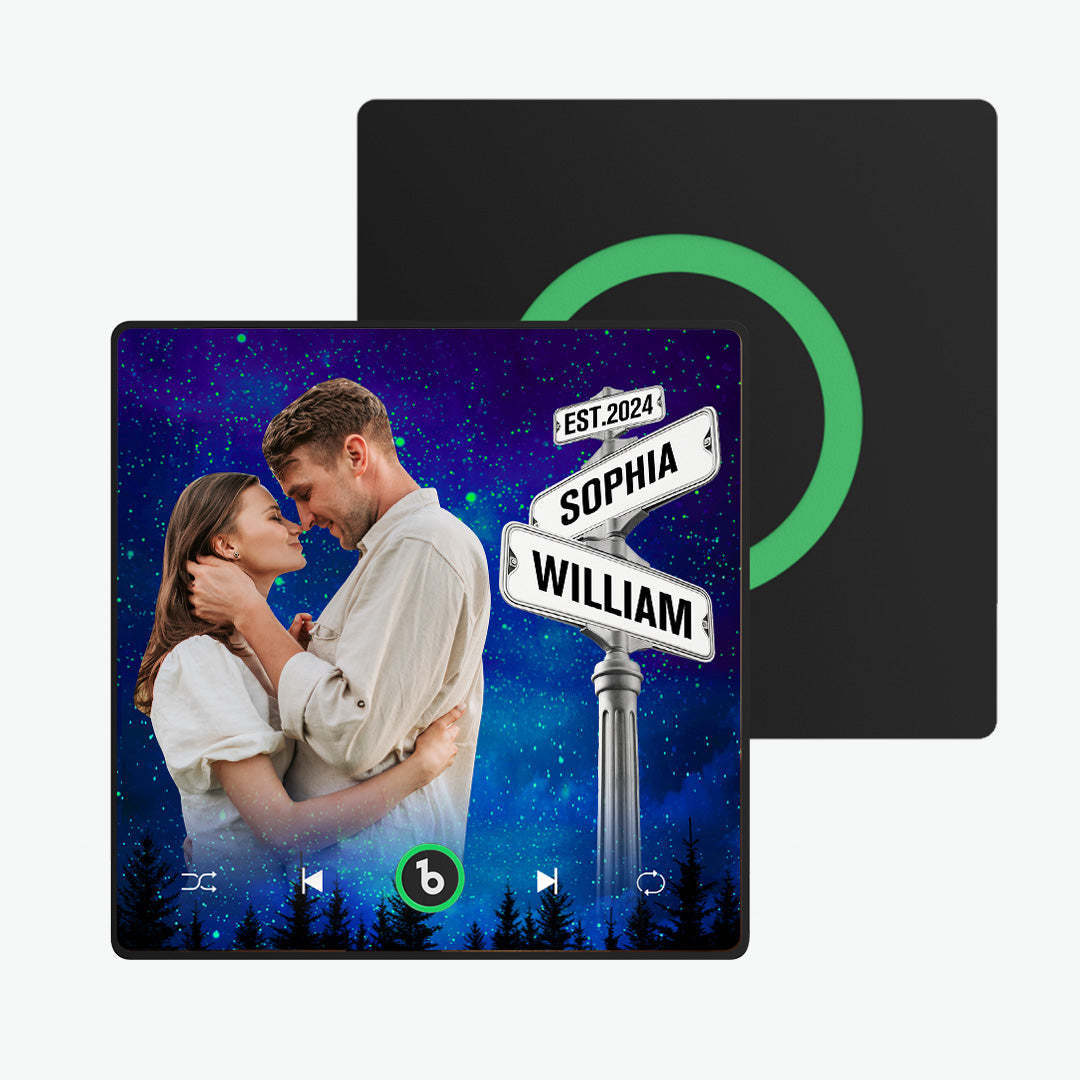 New 4.0 Upgrade Custom Music Fridge Magnet Street Sign Style Fridge Magnet Gift for Lover - yourphotoblanketuk