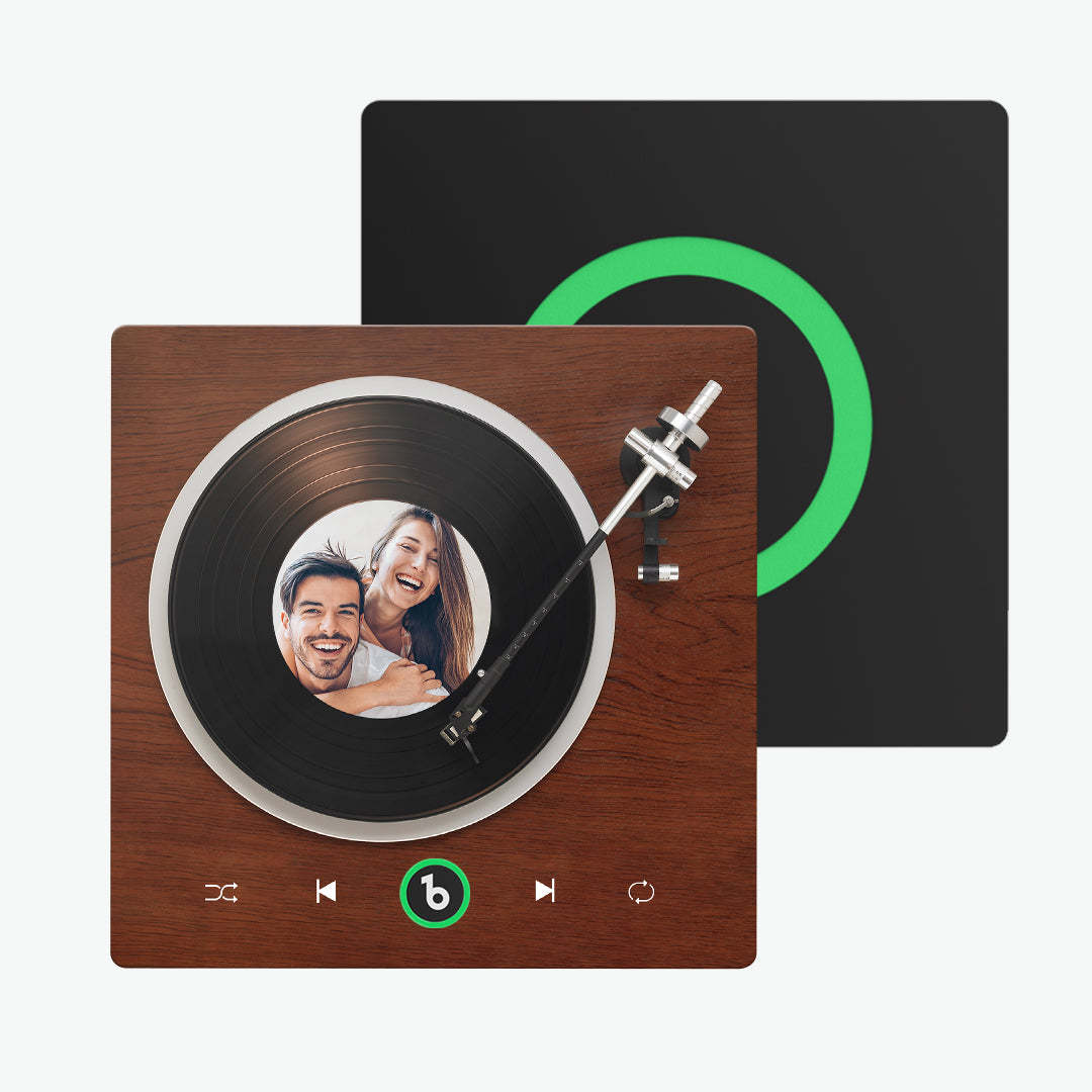 New 4.0 Upgrade Custom Music Fridge Magnet Vinyl Player Style Fridge Magnet Gift for Lover - yourphotoblanketuk