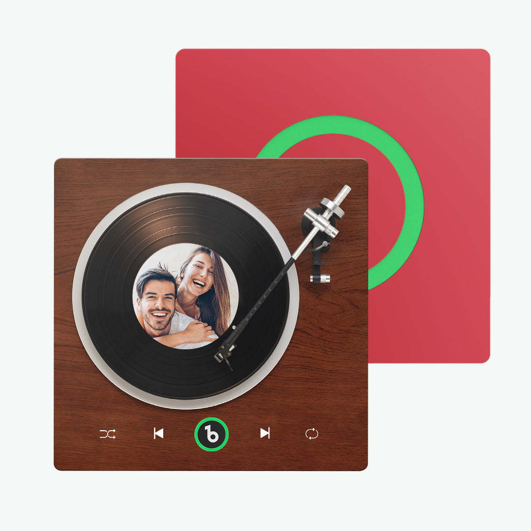 New 4.0 Upgrade Custom Music Fridge Magnet Vinyl Player Style Fridge Magnet Gift for Lover - yourphotoblanketuk