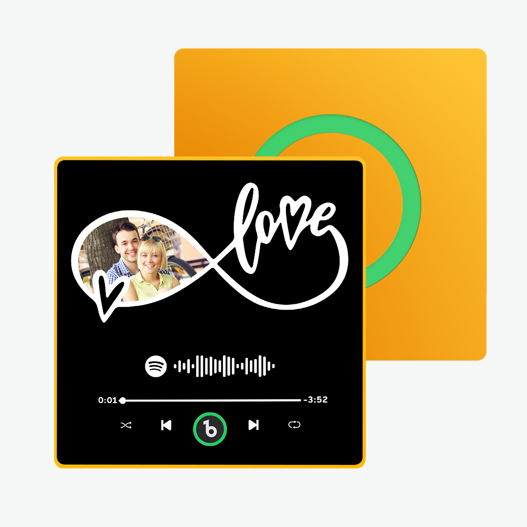 New 4.0 Upgrade Custom Music & Photo Fridge Magnet FridgeBeats Pro Supports Bluetooth Connectivity Colorful Frame Album Fridge Magnet Gifts for Christmas - yourphotoblanketuk