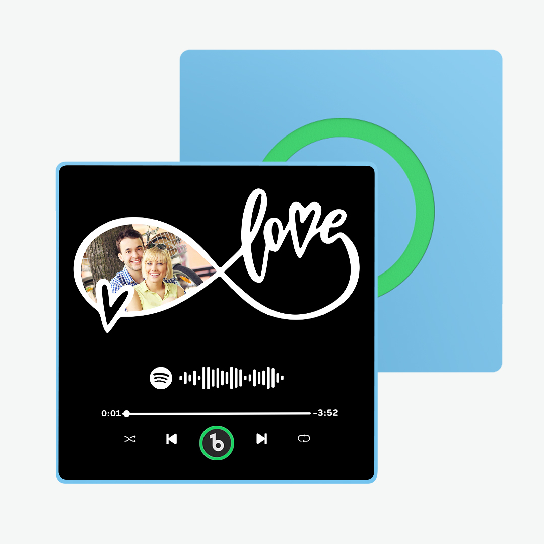 New 4.0 Upgrade Custom Music & Photo Fridge Magnet FridgeBeats Pro Supports Bluetooth Connectivity Colorful Frame Album Fridge Magnet Gifts for Christmas - yourphotoblanketuk