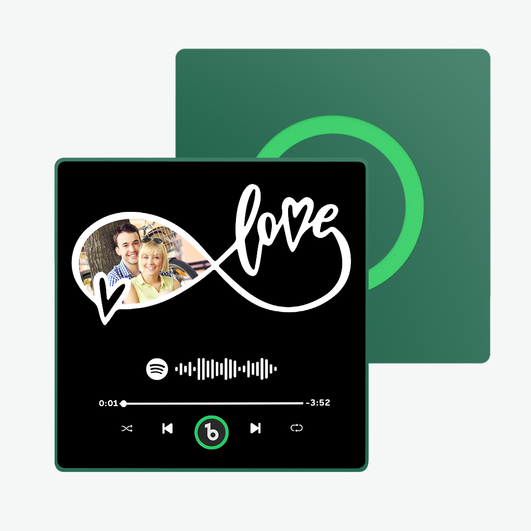 New 4.0 Upgrade Custom Music & Photo Fridge Magnet FridgeBeats Pro Supports Bluetooth Connectivity Colorful Frame Album Fridge Magnet Gifts for Christmas - yourphotoblanketuk