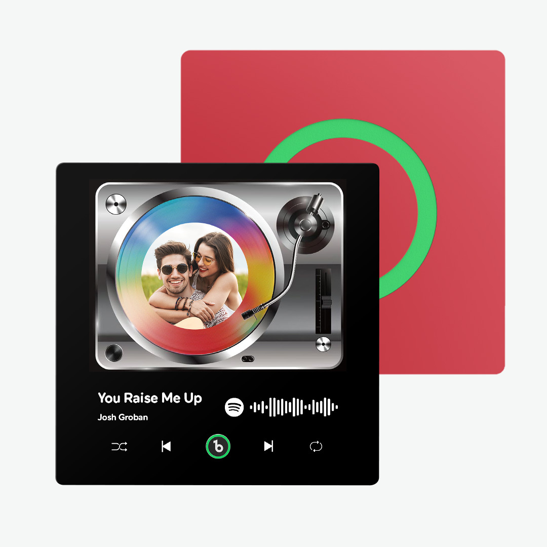 New 4.0 Upgrade Photo Colorful Album Fridge Magnet Personalized Music Fridge Magnet Can Plays Song FridgeBeats Pro Supports Bluetooth Connectivity Home Decor Valentine's Day Gifts - yourphotoblanketuk