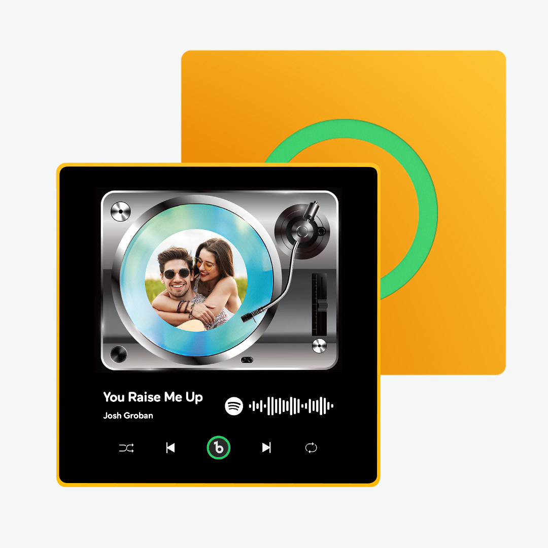 New 4.0 Upgrade Photo Colorful Album Fridge Magnet Personalized Music Fridge Magnet Can Plays Song FridgeBeats Pro Supports Bluetooth Connectivity Home Decor Valentine's Day Gifts - yourphotoblanketuk