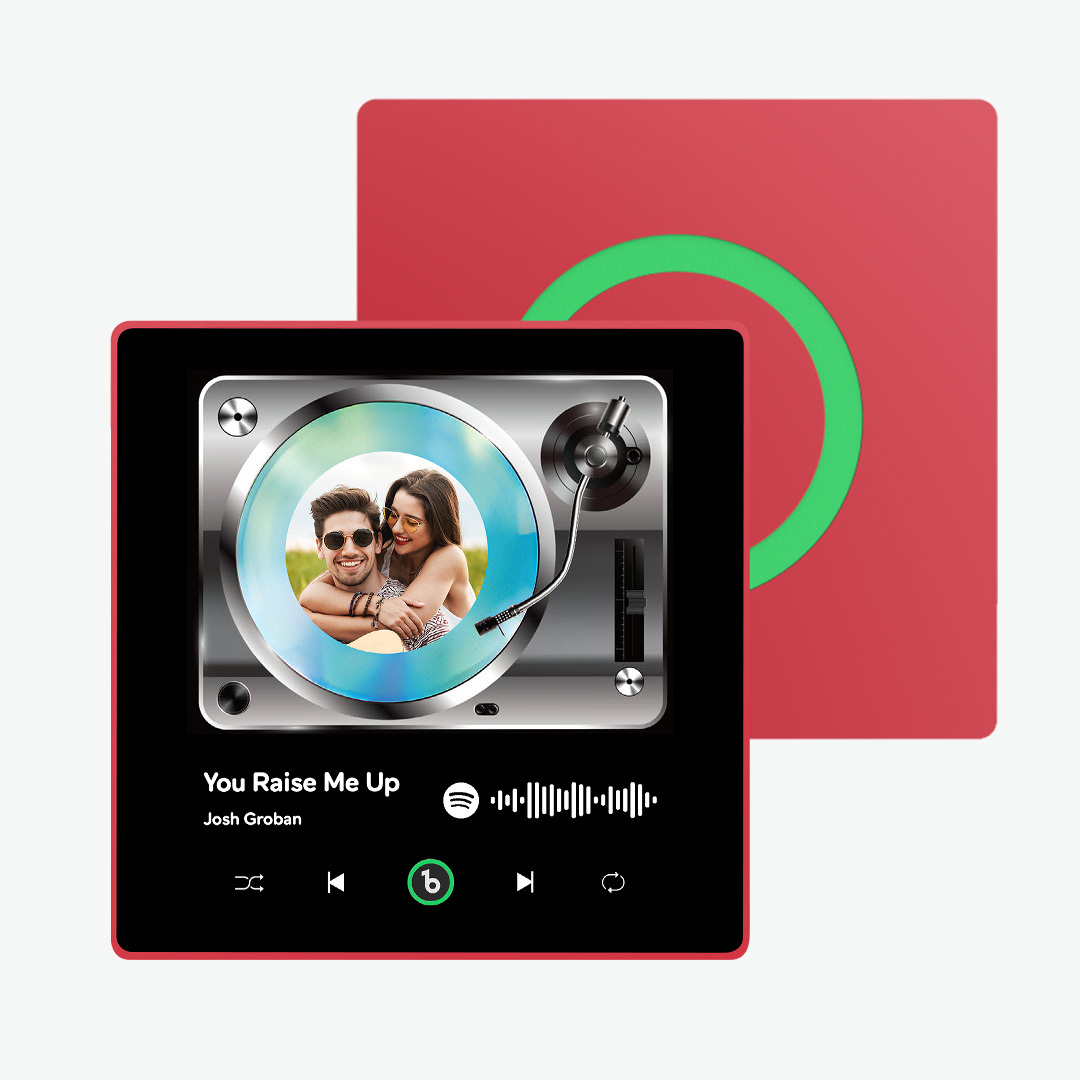 New 4.0 Upgrade Photo Colorful Album Fridge Magnet Personalized Music Fridge Magnet Can Plays Song FridgeBeats Pro Supports Bluetooth Connectivity Home Decor Valentine's Day Gifts - yourphotoblanketuk