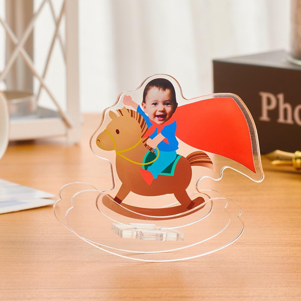 Unique Trojan Horse Gifts Custom MiniMe Roly-poly Plaque Frame Personalized Desktop Tumbler