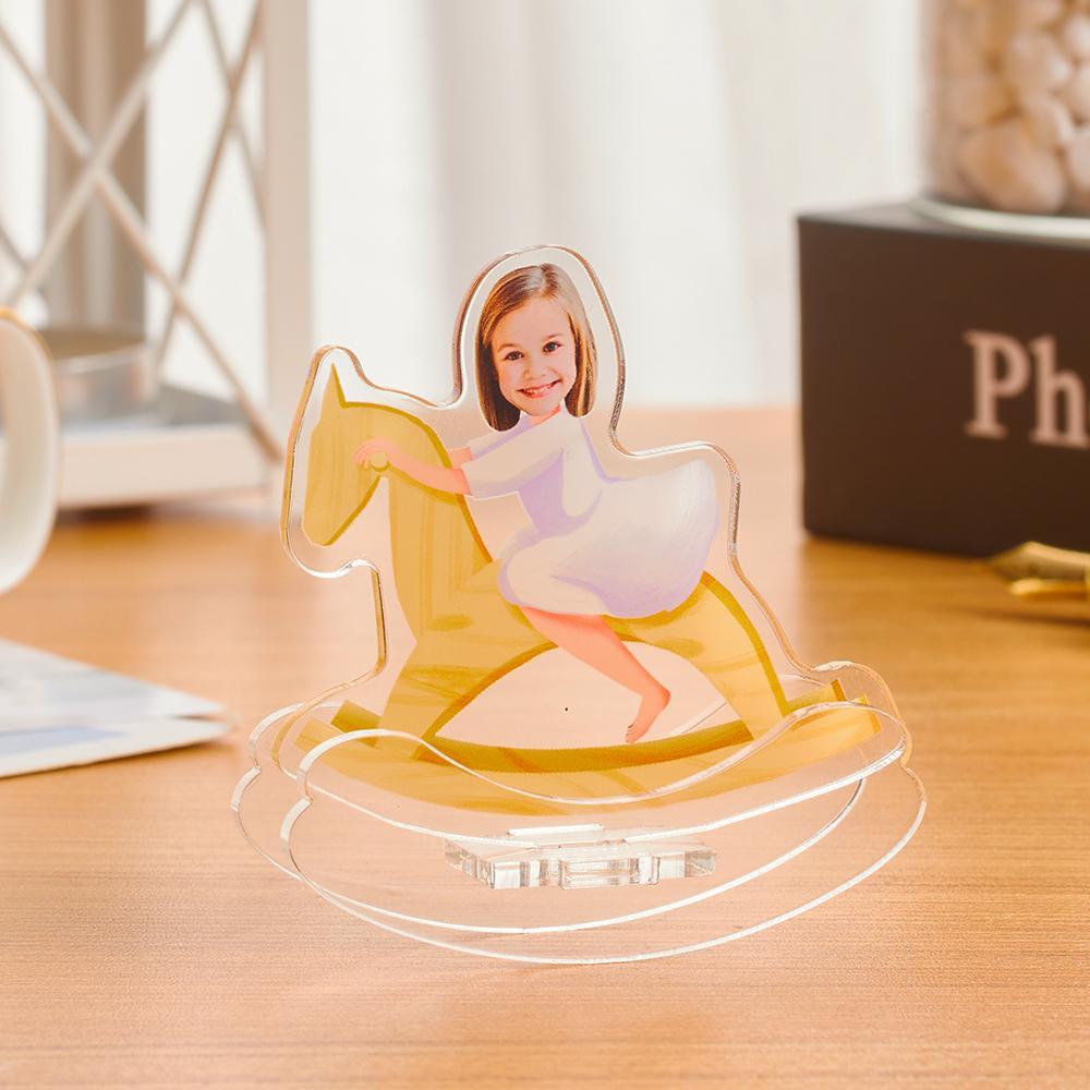 Unique Trojan Horse Gifts for Her Custom MiniMe Roly-poly Plaque Frame Personalized Desktop Tumbler