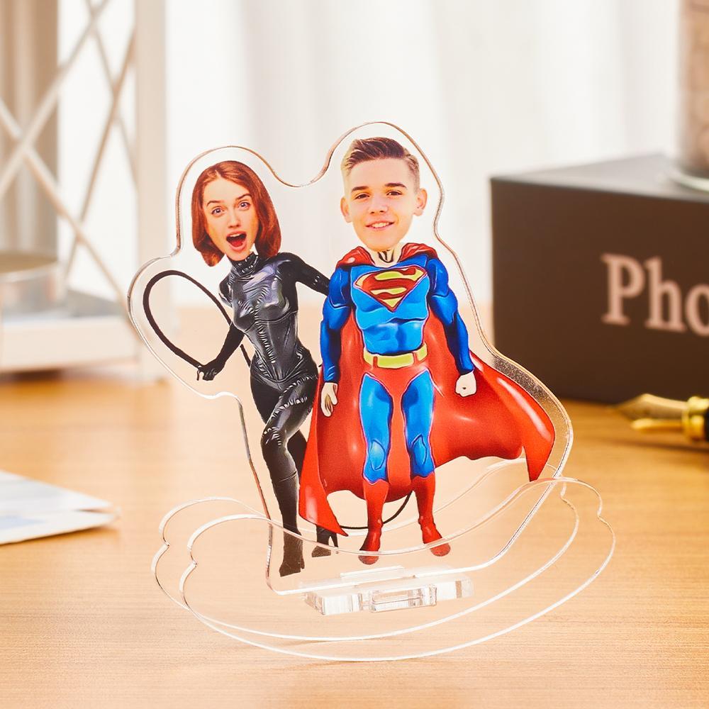 Unique Couple Gifts Custom MiniMe Roly-poly Plaque Frame Personalized Desktop Tumbler