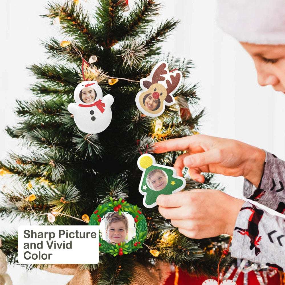 Xmas Suprise Gifts Christmas Photo Hanging Decorations Blind Box Custom Face Christmas Hanging Ornaments - Yourphotoblanket
