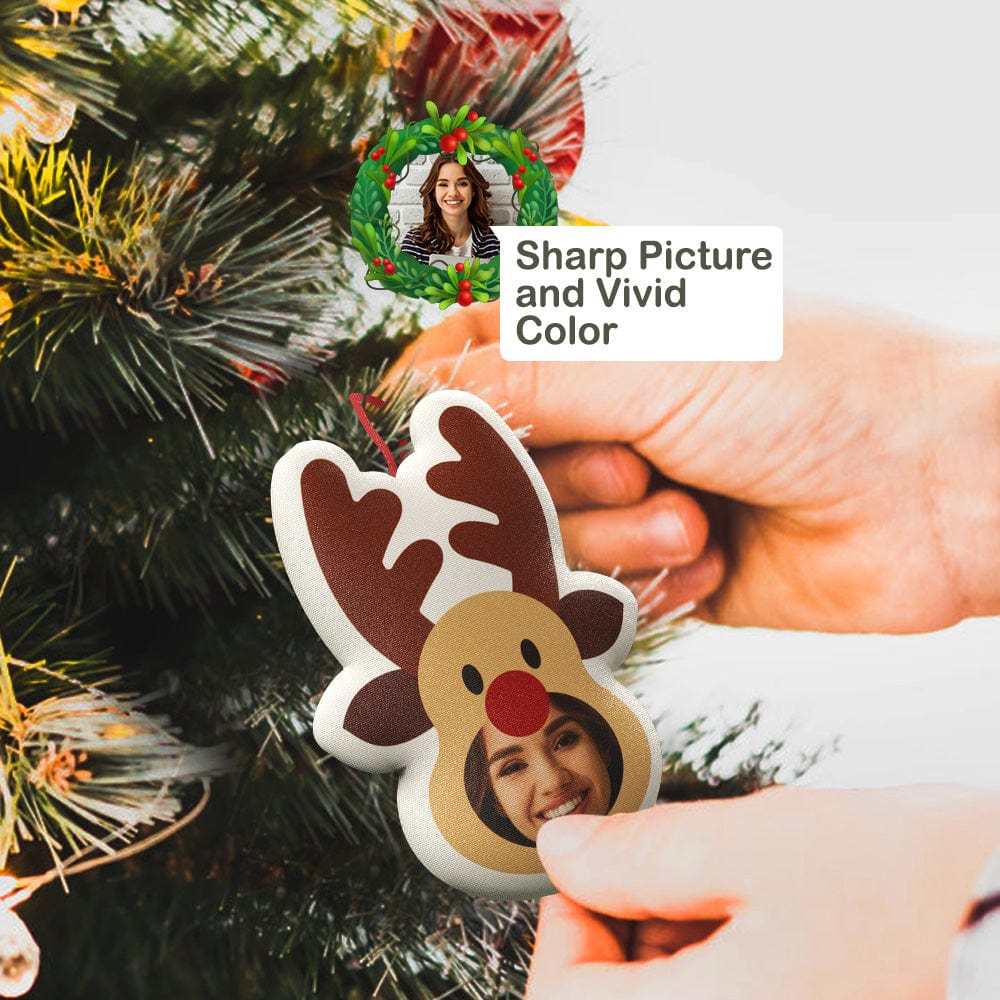 Xmas Suprise Gifts Christmas Photo Hanging Decorations Blind Box Custom Face Christmas Hanging Ornaments - Yourphotoblanket