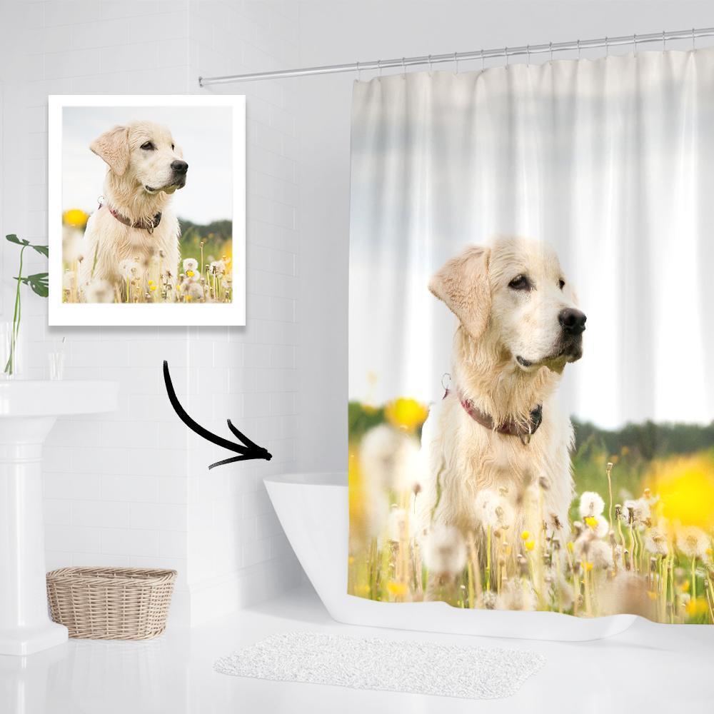 Personalized Shower Curtain Custom Photo Bathroom Decor