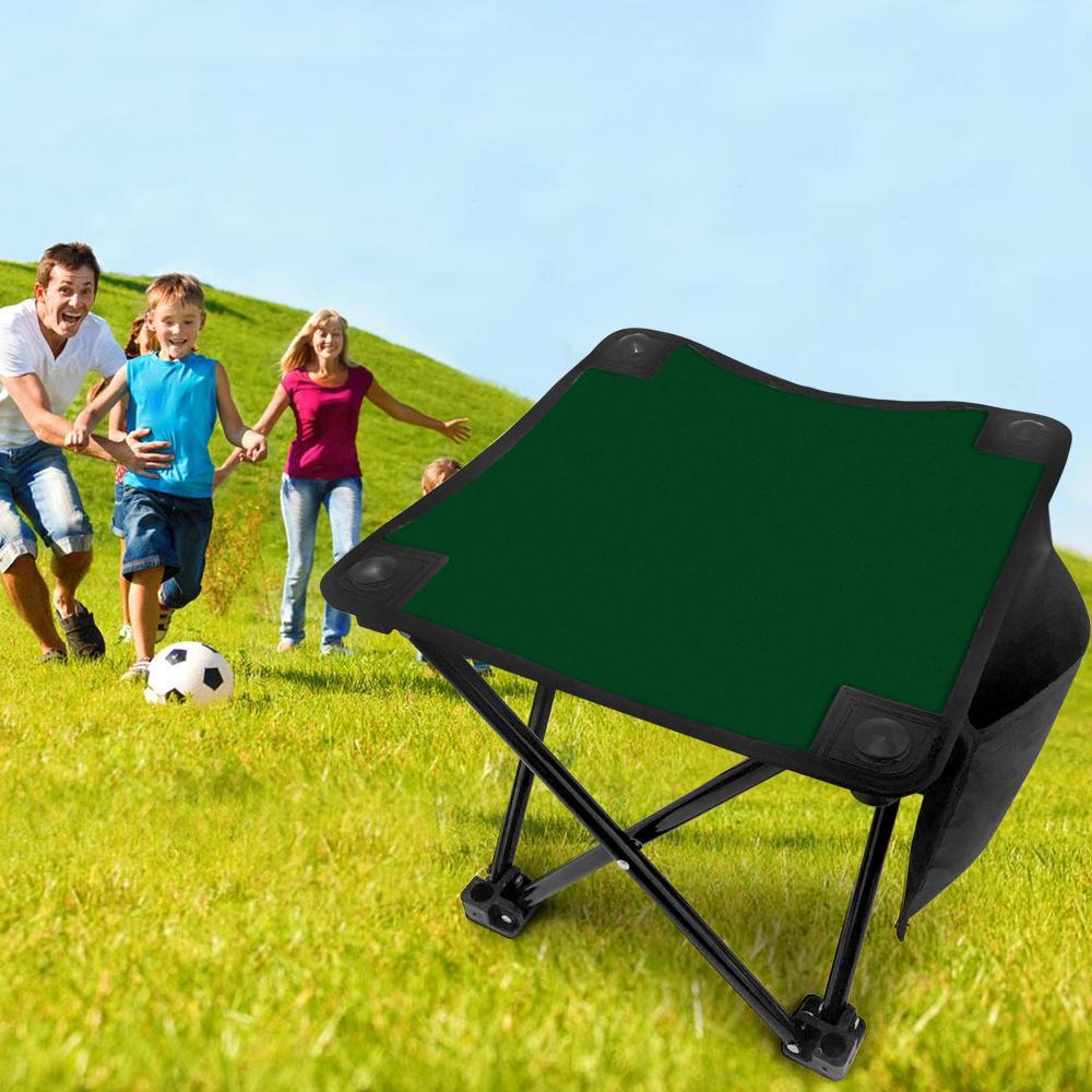 Green Folding Camping Stool Portable Outdoor Mini Chair