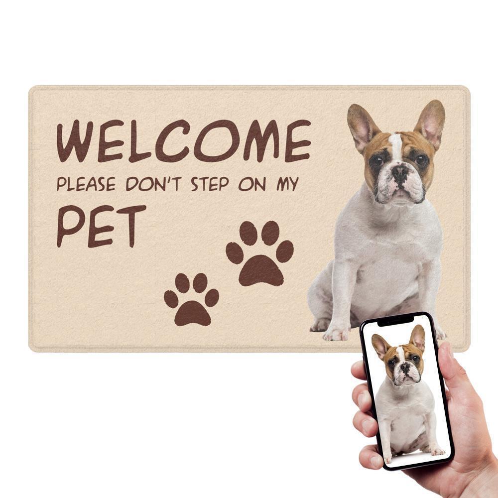 Custom Photo Doormat-Welcome Mats With Your Pet's Photo