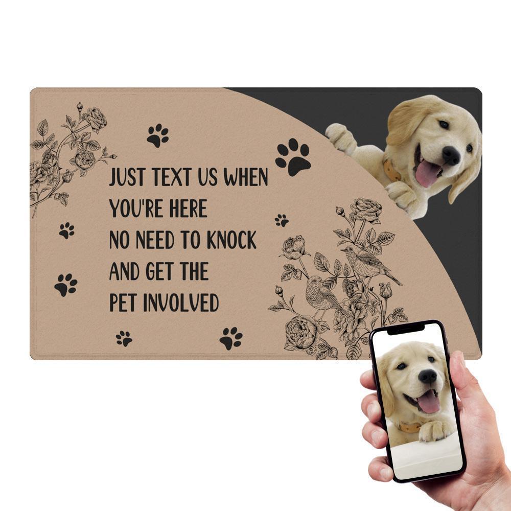 Custom Pet Photo Doormat