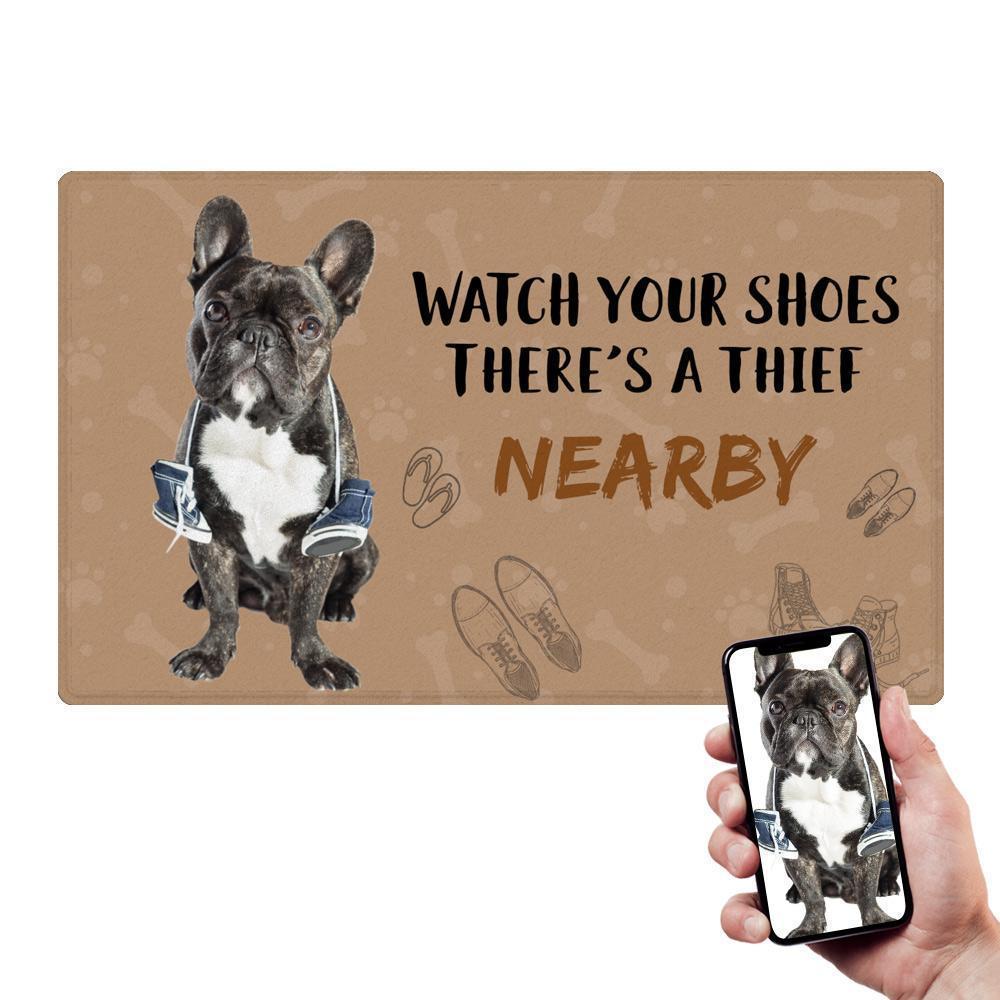 Humor Pet Mat With Your Pet's Photo Family Doormat