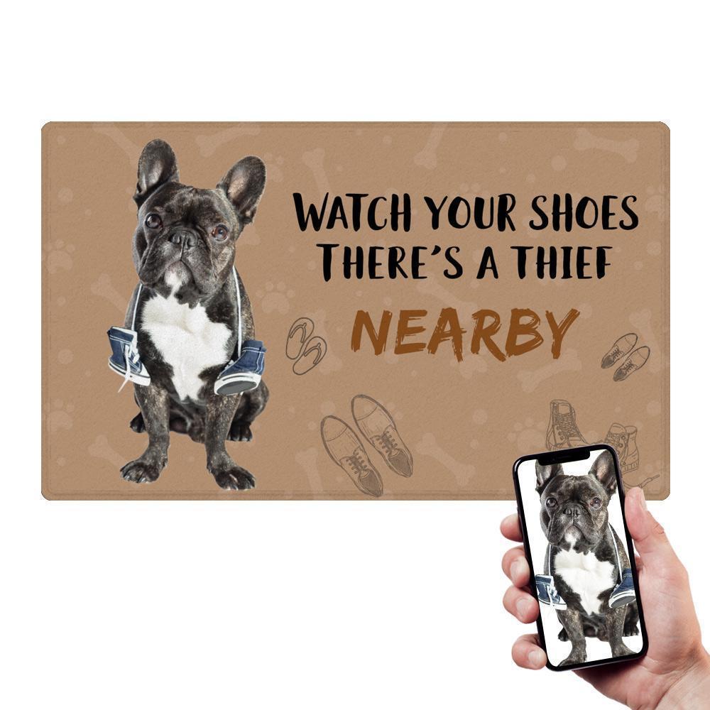 Humor Pet Mat With Your Pet's Photo Family Doormat