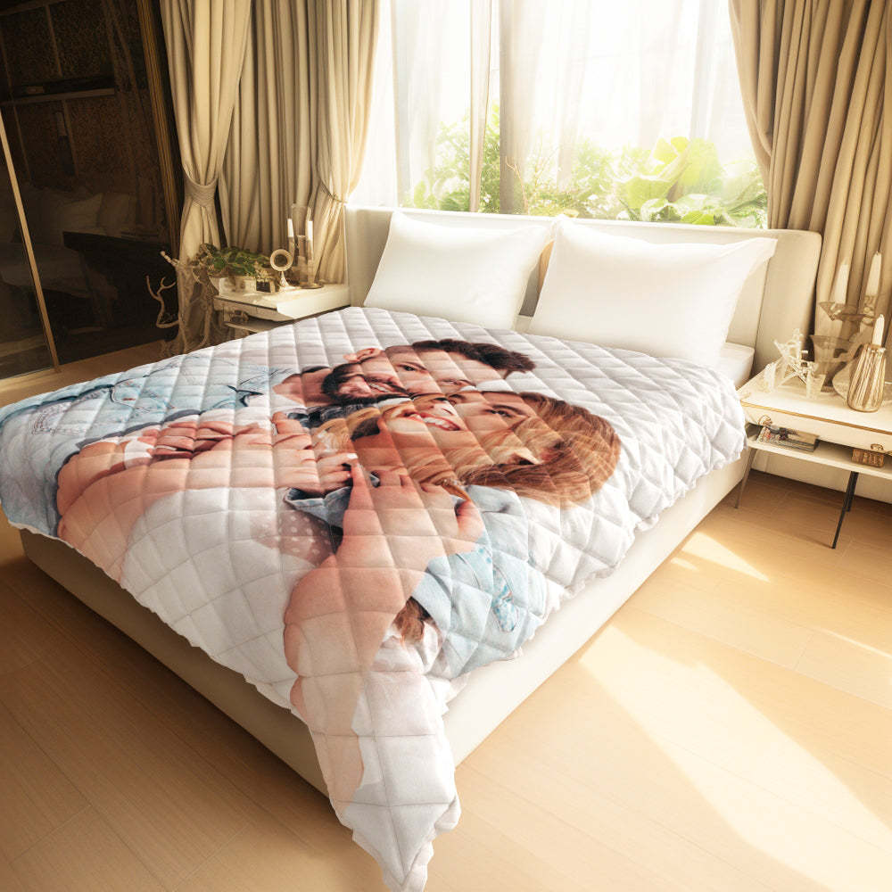 Custom Photo Quilt Summer Air Conditioner Home Gifts - Yourphotoblanket