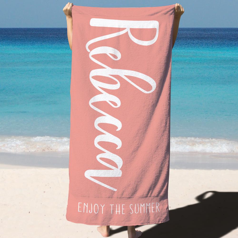 Hooded Bath Towel Beach TowelCustom Bath Towels with Name Sea World