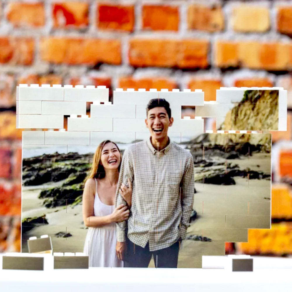 Spotify Code Personalized Building Brick Photo Block Frame - Yourphotoblanket