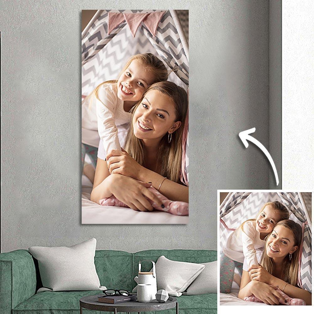 Custom Family Photo Wall Decor Painting Canvas