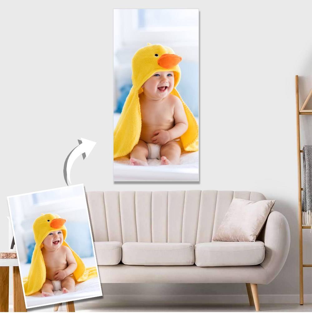 Custom Baby Photo Wall Decor Painting Canvas