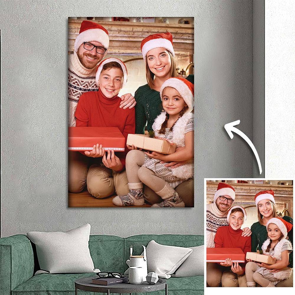 Custom Photo Wall Decor Painting Canvas Festival Gift For Family