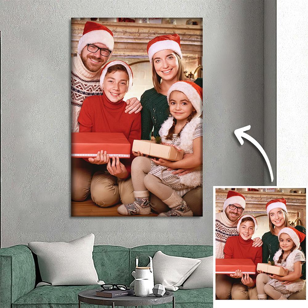 Custom Photo Wall Decor Painting Canvas Festival Gift For Family