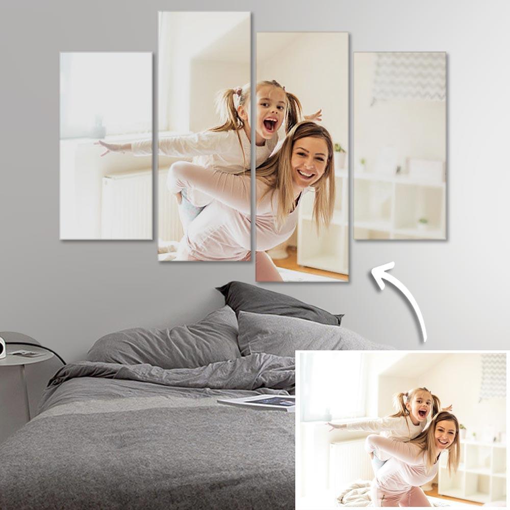 Custom Photo Wall Decor Painting Canvas 4 pieces