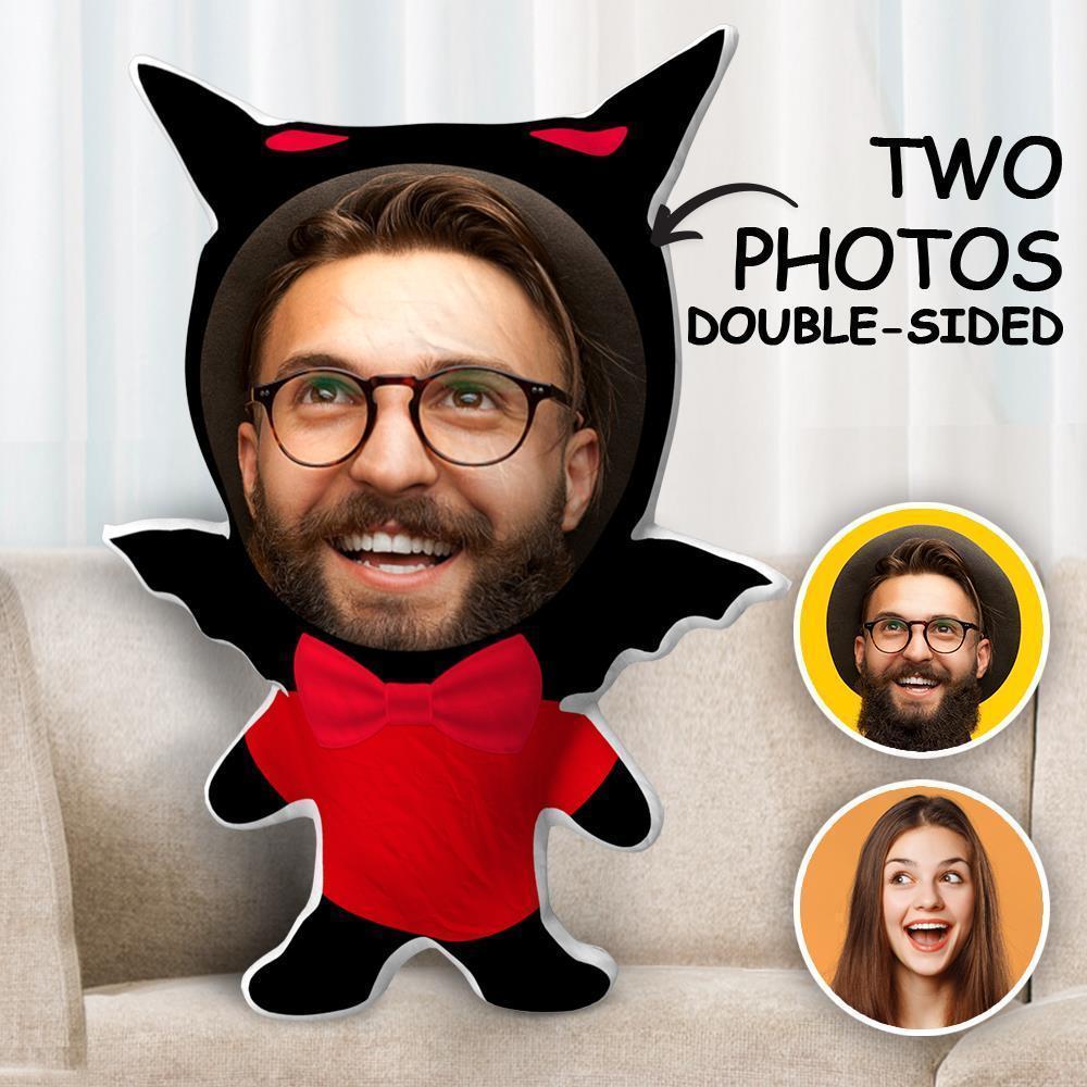 Custom Body Pillow Photo Face Pillow Two Photos Double Sided Pillow Gift Batman Face
