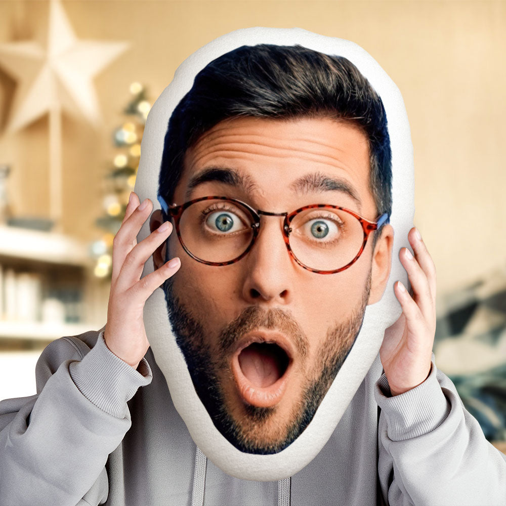 Christmas Gifts Custom Face Pillow 3D Portrait Pillow Shaped Personalized Pillow