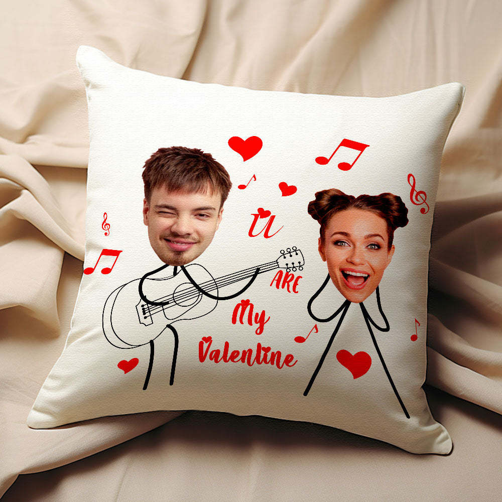 Custom Matchmaker Pillow Play The Guitar Throw Pillow Gifts For Lover - Yourphotoblanket