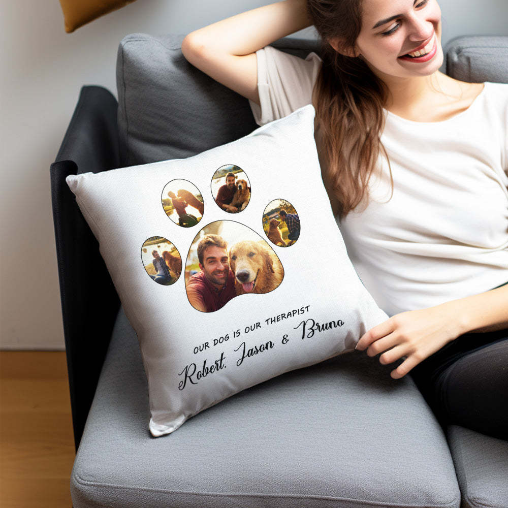Custom Dog Memorial Photo Pillow with Text Gifts For Dog Lovers - Yourphotoblanket