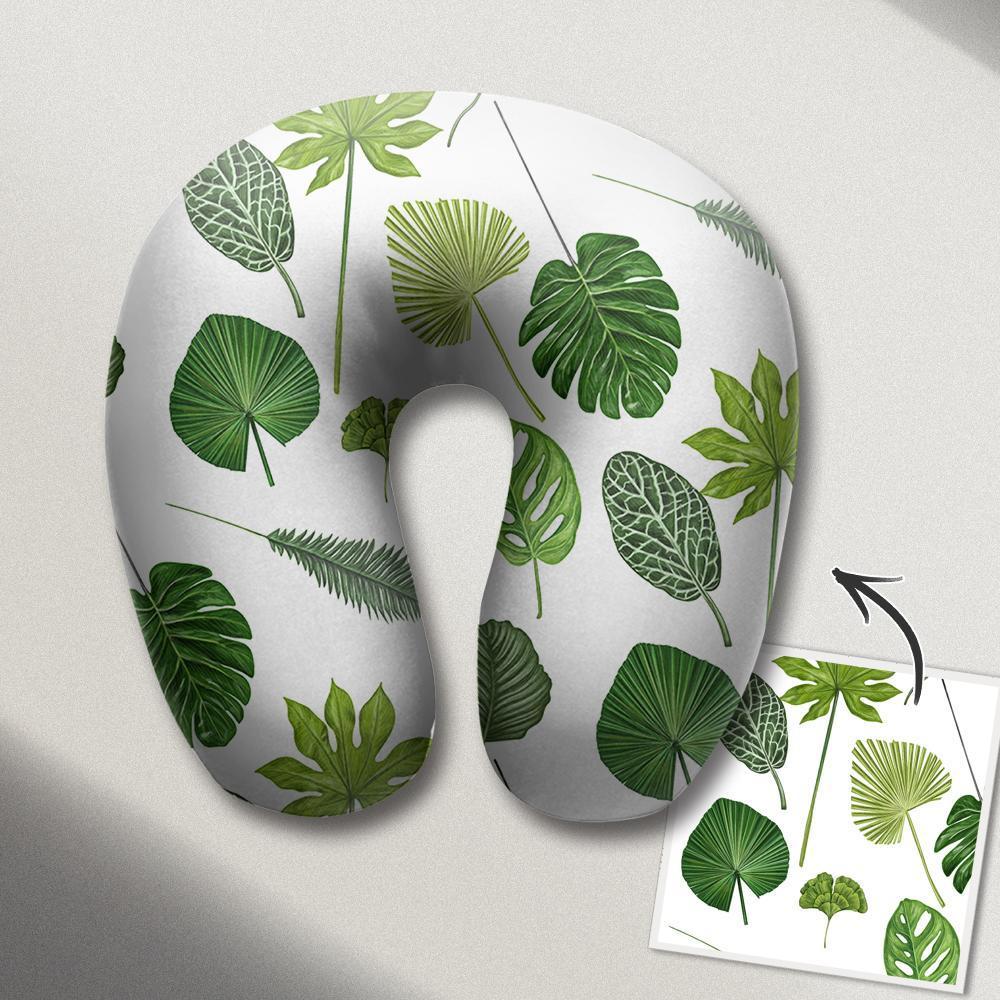 Custom U Pillow Custom Photo Travel Neck Pillow Comfortable U-shaped Pillow - Simple Design