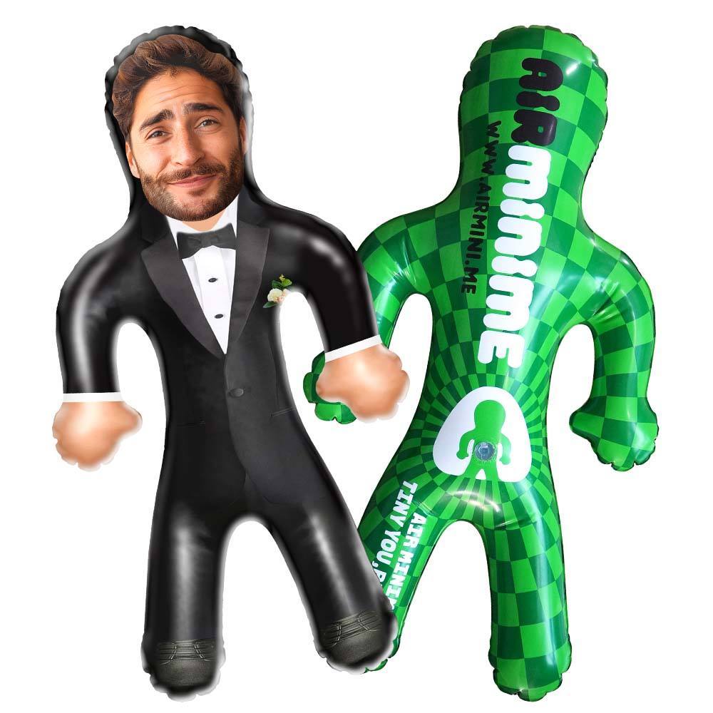 Personalized Groom Blow Up Dolls Unique Wedding Gifts Bachelorette Party Decor - yourphotoblanketuk