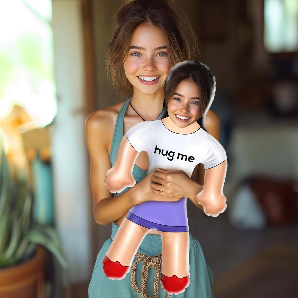 Custom Air Minime Doll Hug Me Funny Blow Up Dolls Personlized Girl Gifts - yourphotoblanketuk