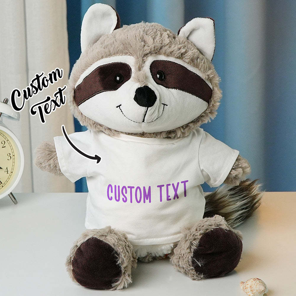 Personalized Animal Plush Stuffed Toy Birth Announcement Gift for Baby Shower - yourphotoblanketuk