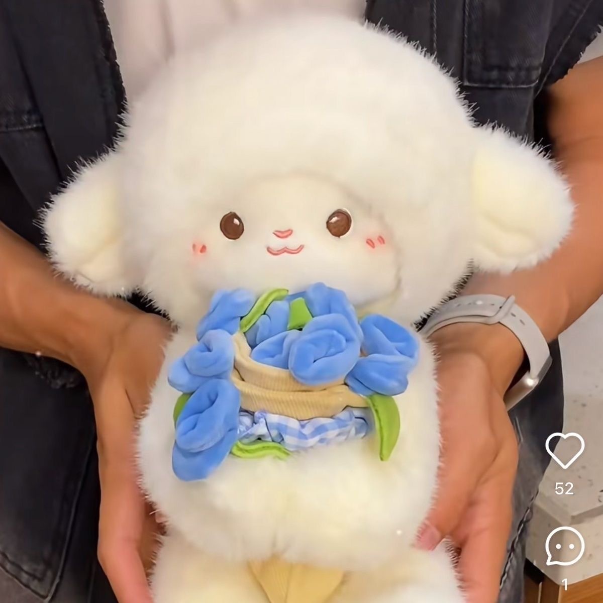 Baby Sheep Bouquet Plush Stuffed Toy Gift - yourphotoblanketuk