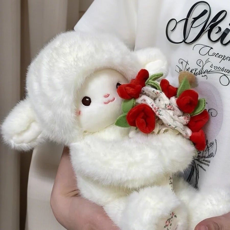 Baby Sheep Bouquet Plush Stuffed Toy Gift - yourphotoblanketuk