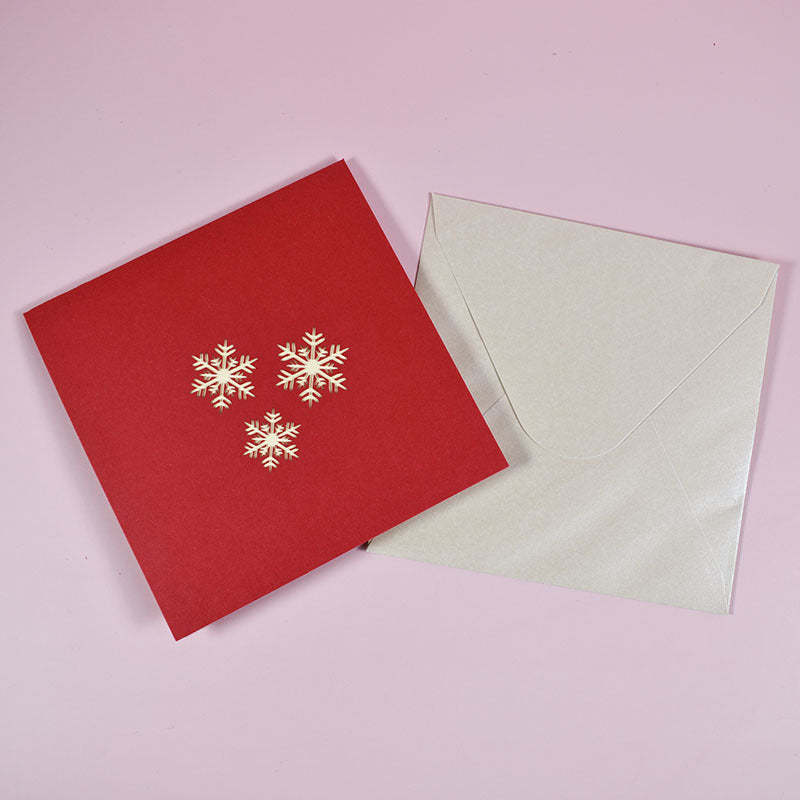 Winter Snowflakes 3D Pop-Up Card Greeting Card - Yourphotoblanket